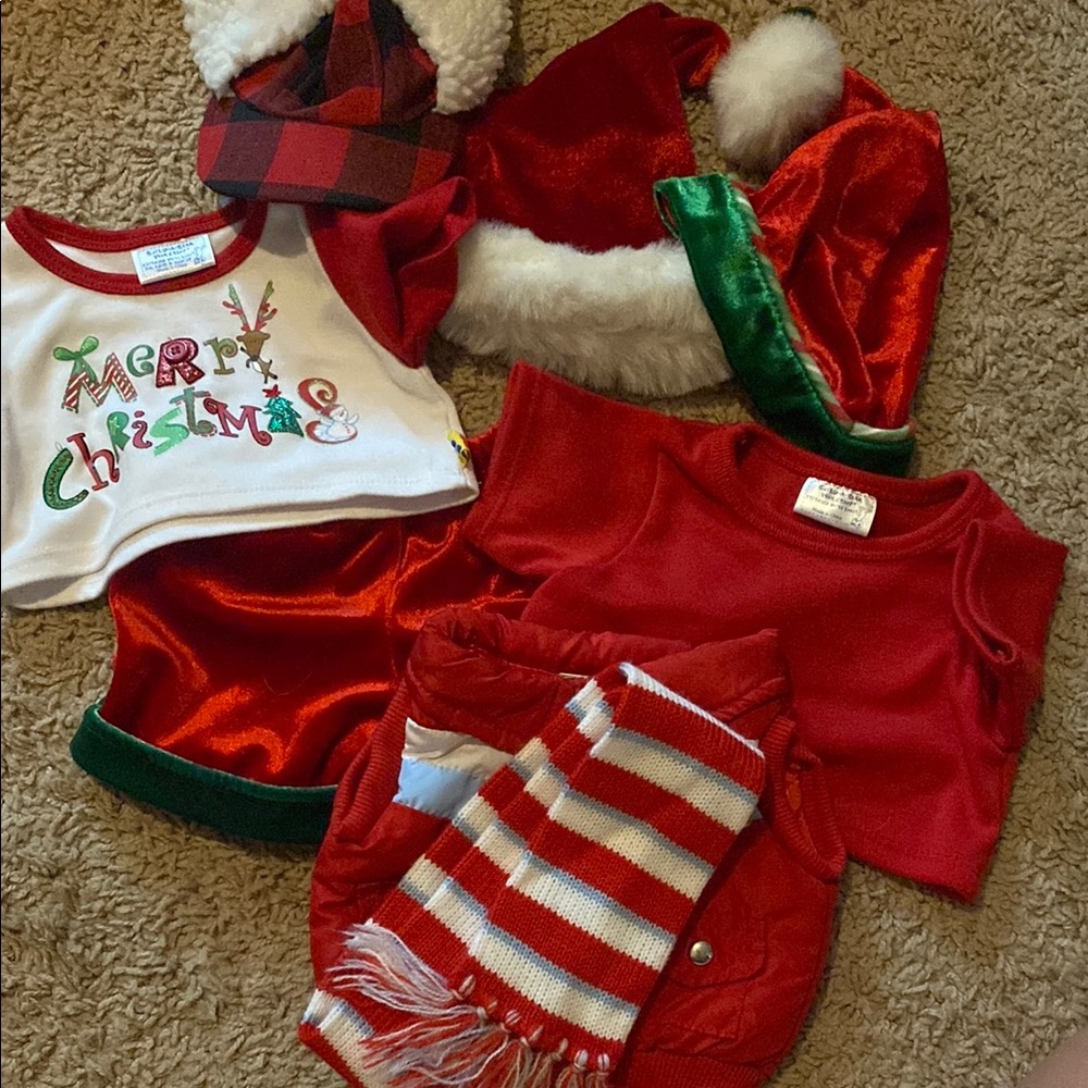 Festive Christmas build a bear Outfit Set